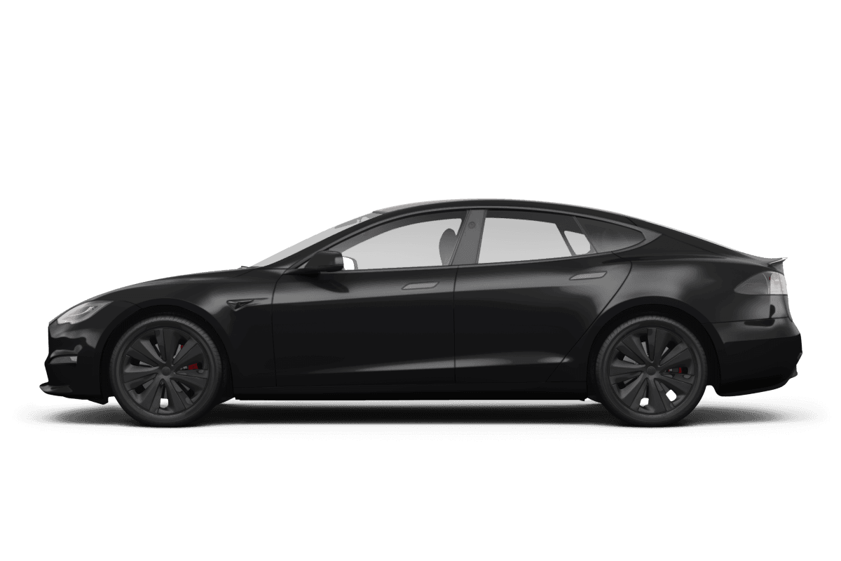 Tesla Model S - Side view Tesla Model S - Side view
